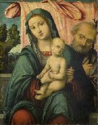Lorenzo Costa The Holy Family oil